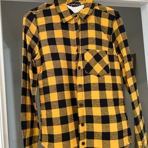 Fleece lined flannel